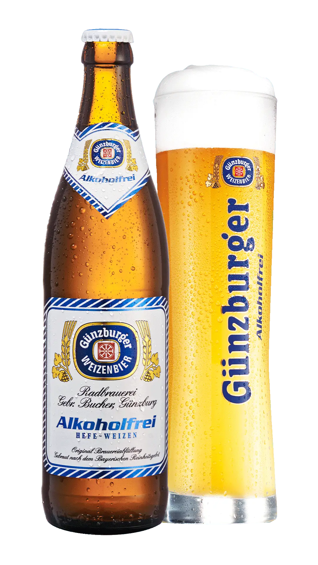 Günzburger Alkoholfrei Hefe-Weizen, Flasche