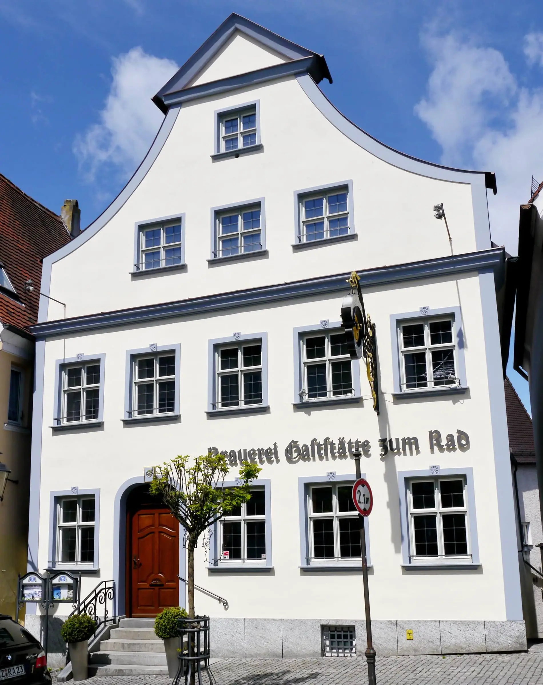Brauereigaststätte „Zum Rad“ am Günzburger Marktplatz