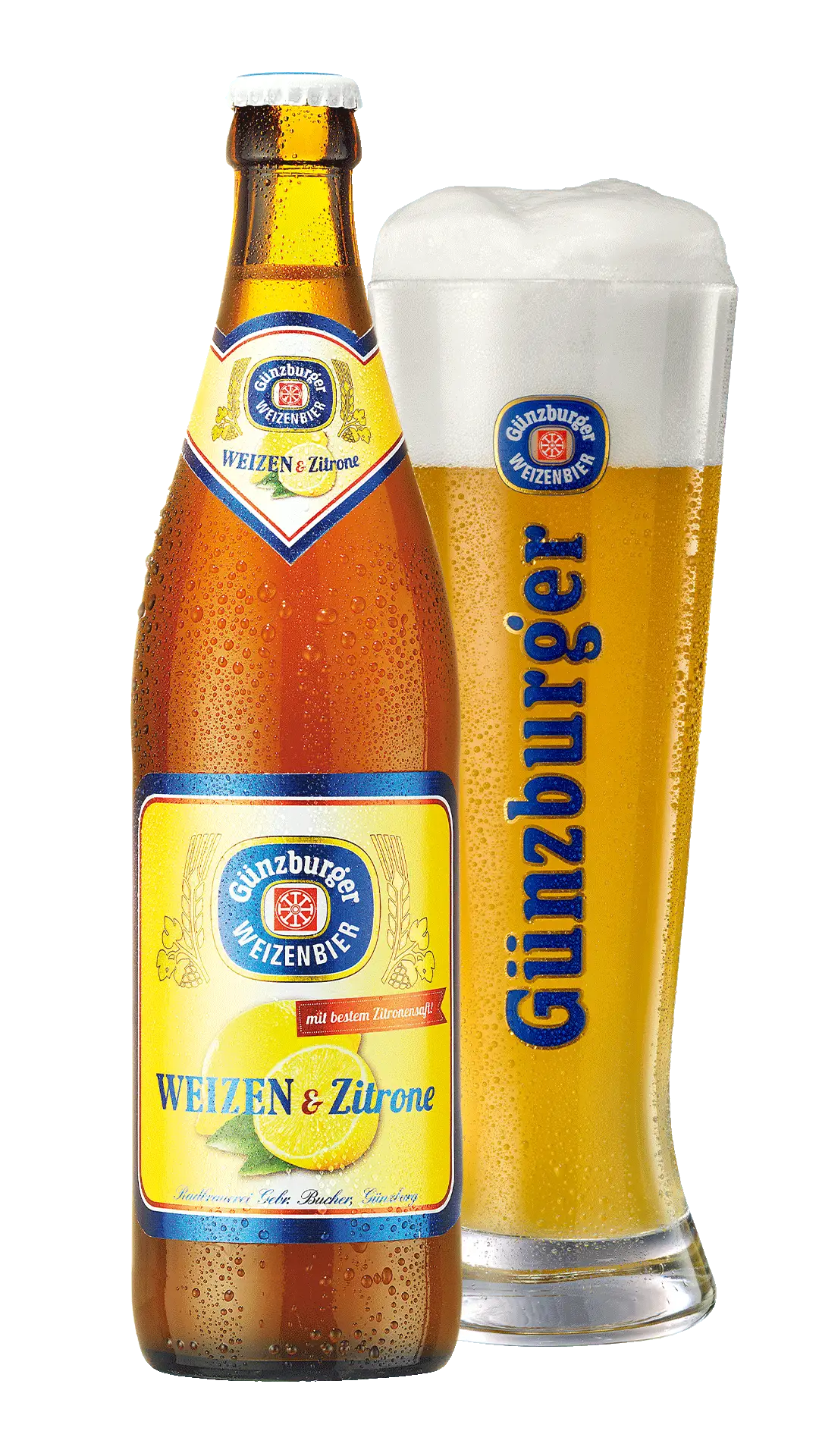 Günzburger Weizen & Zitrone, Flasche